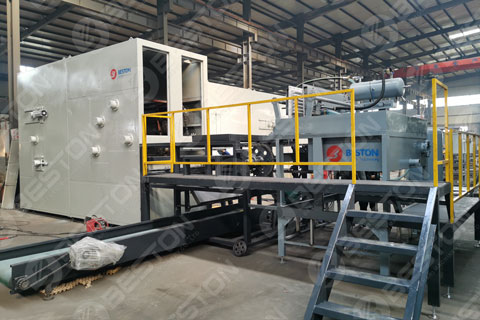 BTF1-4 Egg Tray Making Equipment Delivered to the Philippines