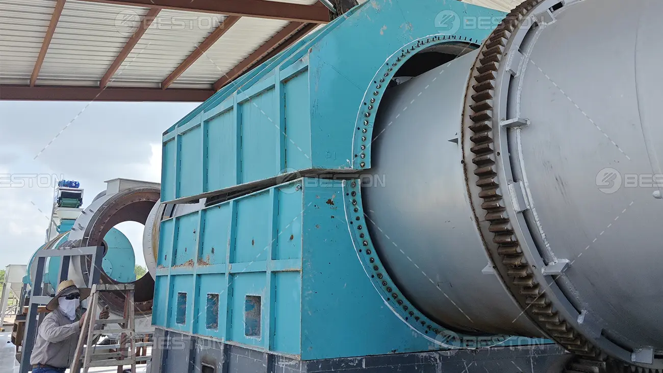 Install BST-30 Wood Pyrolysis Plant in USA